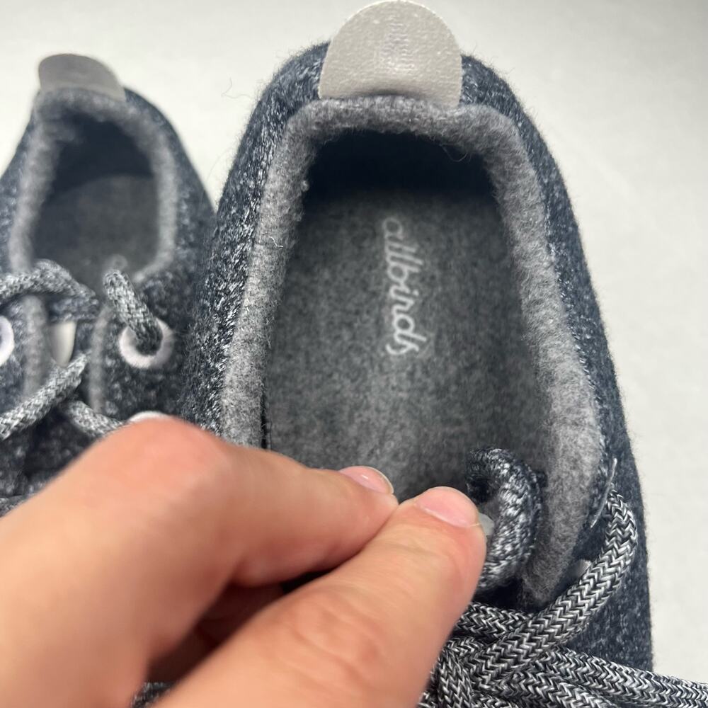 Allbirds Wool Runners Gray Women’s Size 9 WRW9 Lace Up Sneakers Comfort Casual - Picture 7 of 12